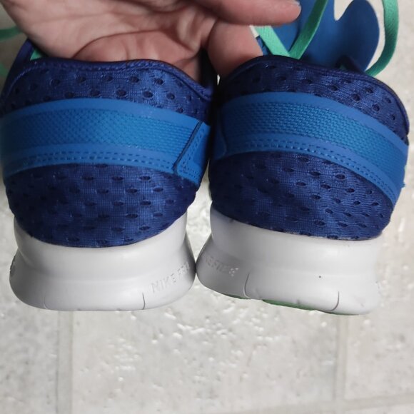 NIKE FREE 5.0 WOMEN SNEAKERS BLUE SIZE US. 9 PRE-OWNED - Picture 5 of 11